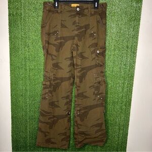 Z Cavaricci Camo Cargo Workwear Pants Women’s Size 10 D16